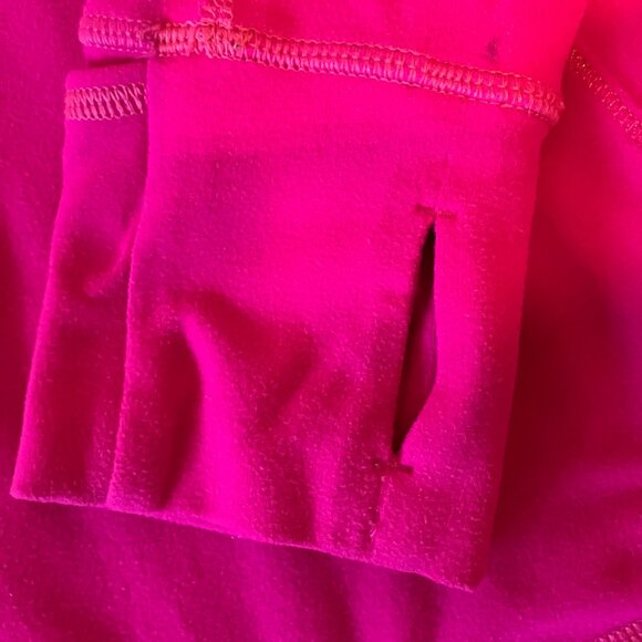 Lululemon Womens Top/Sweater/Pullover with half zip Long sleeves Pink  Size M - Picture 5 of 14